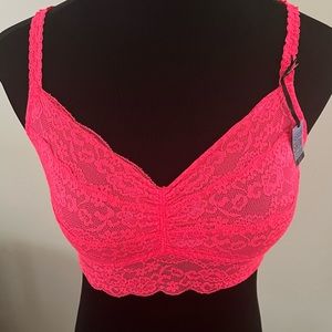Victoria's Secret Pink Fashion Show Exclusive Lace Bralette New With Tags Small
